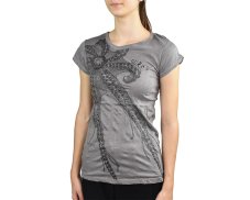 Tričko dámské krátký rukáv SURE, Octopus, šedá, vel. L, II. jakost