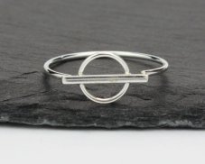 Stříbrný prsten Minimalistic