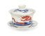 Porcelánový zhong/gaiwan Dragon, bílý, červený drak, 160 ml