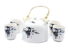 Keramická čajová souprava - Bambus
