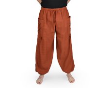 Kalhoty jóga NIRVA , cihlová