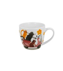 Hrnek Kočky na skútru 400 ml