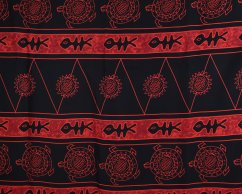 Sarong - Pareo REN, Aztec, červený