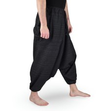 Harémové kalhoty aladin MIN, černá