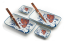 Čínský porcelánový set na sushi Sakana 4 ks