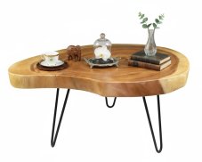 Dřevěný konferenční stolek 97 x 68 cm II. jakost