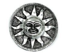 Kulatý stojan na vonné tyčinky - Slunce - 9 cm