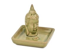 Stojan na VT keramický Buddha Zelený