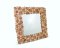Zrcadlo dřevěný rám Cookies 50 x 50 cm