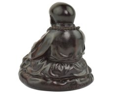 Soška pryskyřice Buddha - Atmandiali Mudra - 9 x 10 cm