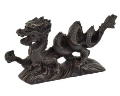 Soška pryskyřice Čínský drak - 16 x 8 cm II. jakost