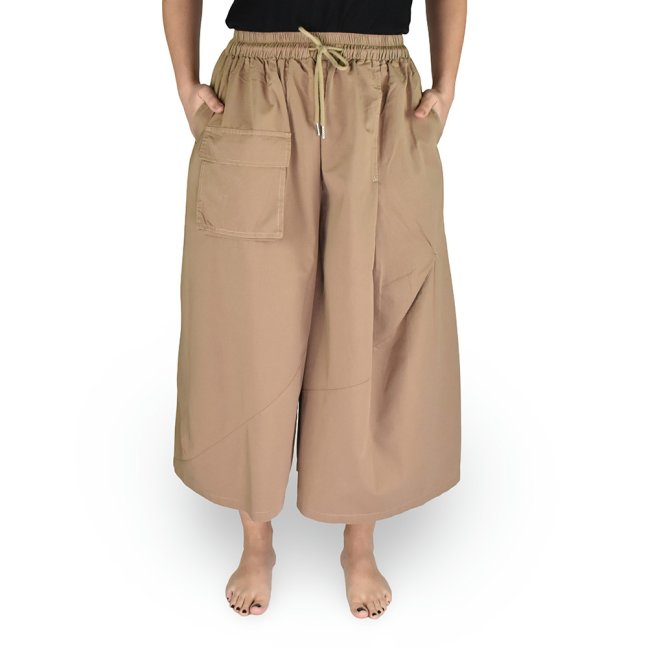Capri culottes kalhoty DIN, béžová