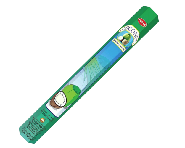 Indické vonné tyčinky HEM Kokos 20 ks