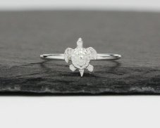 Stříbrný prsten Želvička