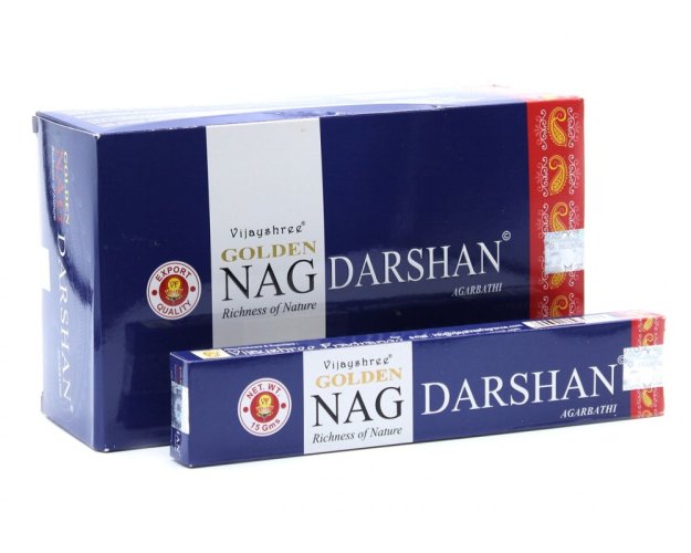 Indické vonné tyčinky Darshan Golden Nag 15 ks