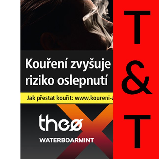 Tabák do vodní dýmky Theo X WATERBOARMINT 40 g