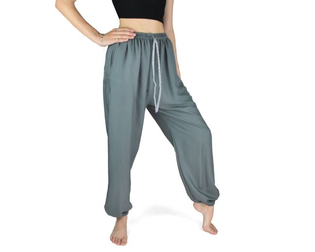 Kalhoty jóga PANYA, šedé