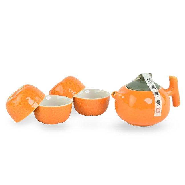 Bylinková čajová souprava - Oranžová