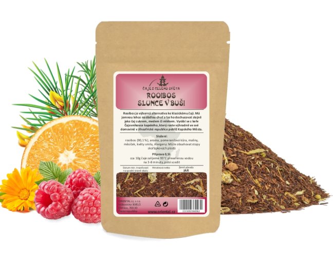Rooibos Slunce v buši - Gramáž čaje: 200 g