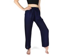 Kalhoty jóga OLVIR, tmavě modré