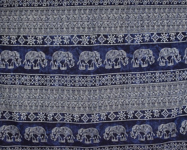 Sarong - Pareo VERADIS, modrá, královský slon