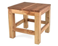 Stolička dřevěná Cube natural 30 x 30 x 30 cm II. jakost