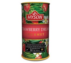 Černý aromatizovaný čaj Hyson Strawberry dream – 100 g