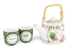 Porcelánová čajová souprava Botanic 3 ks