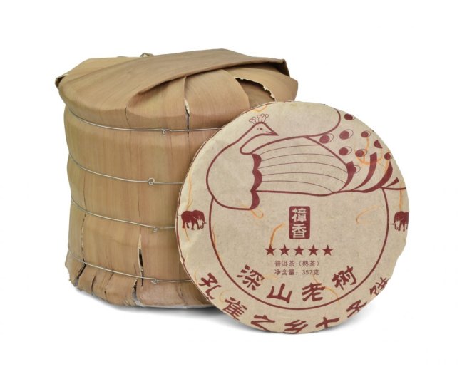 Tmavý čaj China Yunnan Lincang Pu-Erh Shu Peacock Tea 2017