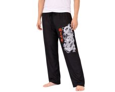 Kalhoty Nippon dlouhé, bavlna, černé, drak