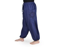 Kalhoty jóga NIRVA , modrá