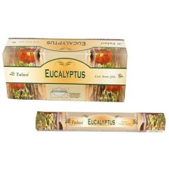 Indické vonné tyčinky Tulasi Eucalyptus 20 ks