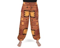 Kalhoty jóga WAAN, oranžovočervené