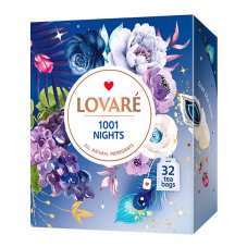 Černý a zelený aromatizovaný čaj Lovaré 1001 Nights (32 sáčků) 64 g