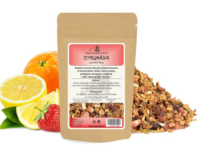 Ovocný čaj Citronáda - Gramáž čaje: 50 g