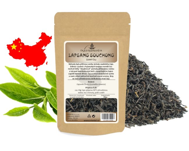 Černý čaj China Tarry Lapsang Souchong - Gramáž čaje: 200 g