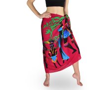 Sarong - Pareo DOMORODEC, růžový, II. jakost