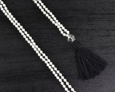 Asijský růženec - modrý korálek 4 mm