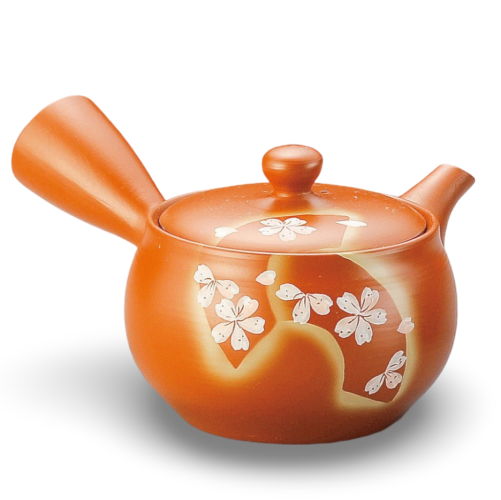 Japonská keramická konvice Kyusu hnědá var. K 290 ml
