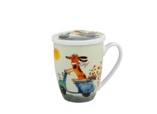 Hrnek na bylinky PES NA SKÚTRU 320 ml