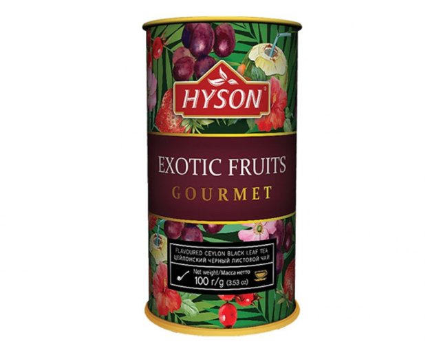 Černý aromatizovaný čaj Hyson Exotic Fruits – 100 g