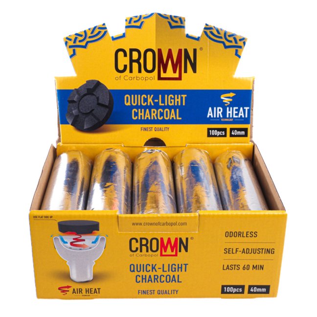 Uhlíky 10ks Carbopol Crown 40 mm KRABICE
