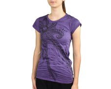 Tričko dámské krátký rukáv SURE, Octopus, fialová