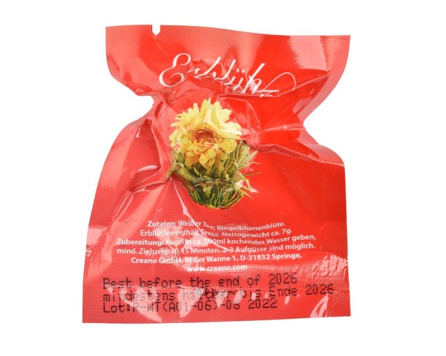 Bílý kvetoucí čaj - Blossom Marigold - 1 ks