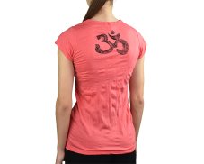 Tričko krátký rukáv SURE, Joga, lososová