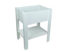 Vysoký truhlík Garden Bed bílý 80 cm