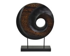 Dřevěná dekorace Spirála 39 cm