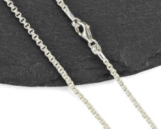 Stříbrný řetízek dvojitý 51 cm