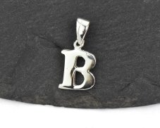 Stříbrný přívěsek Písmeno "B"