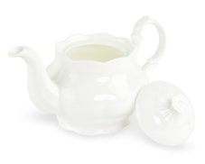 Porcelánová konvice Victoria, bíla, viktoriánský styl, 400 ml